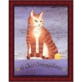 Le Chat Sommeillant (Martin Wiscombe), 20 см x 25 см 2010 г ; Упаковка: Багетная рама, целлофановая упаковка инфо 6454q.