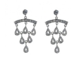 Серьги, серебро 925, циркон 019 01 21-02900 2010 г инфо 12434r.