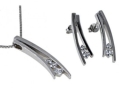 Комплект серьги+подвески, серебро 925, циркон 006 16 21ksp-00111 2010 г инфо 12584r.