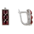 Серьги из серебра с гранатами Happy Garnets G2147 2009 г инфо 12630r.
