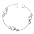 Браслет из серебра с бриллиантами Hot diamonds dl107 2009 г инфо 12681r.